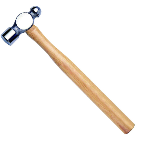 1332E Martillo de bola black con mango de madera estriado de 16 32 oz