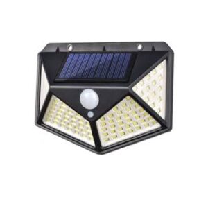 FAROL SOLAR PARA PUERTA (NEGRO)4 CARAS.